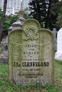 Hong Kong Cemetery - Cleaveland, James